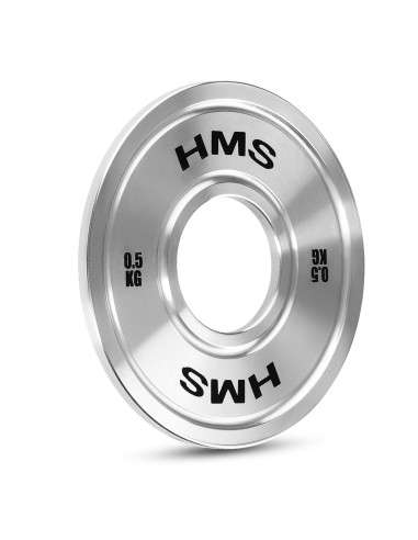 KALIBRIERTE OLYMPISCHE STAHLGEWICHTSSCHEIBE 0,5 KG HMS