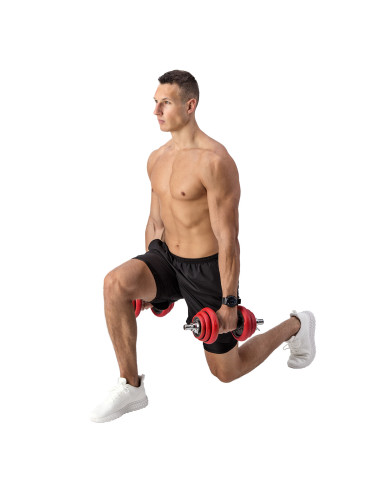 SET KURZHANTELN MIT GUMMIBESCHICHTUNG 20KG HMS