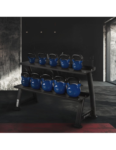 ZWEISTUFIGER KETTLEBELL-STÄNDER COMMERCIAL HMS