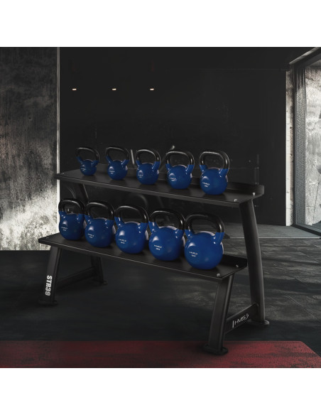 ZWEISTUFIGER KETTLEBELL-STÄNDER COMMERCIAL HMS