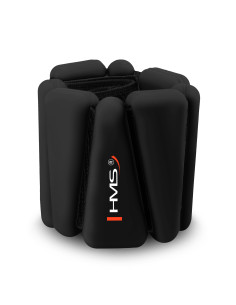 SCHWARZE SILIKON-GEWICHTSMANSCHETTEN FÜR KNÖCHEL UND HANDGELENKE HMS 2