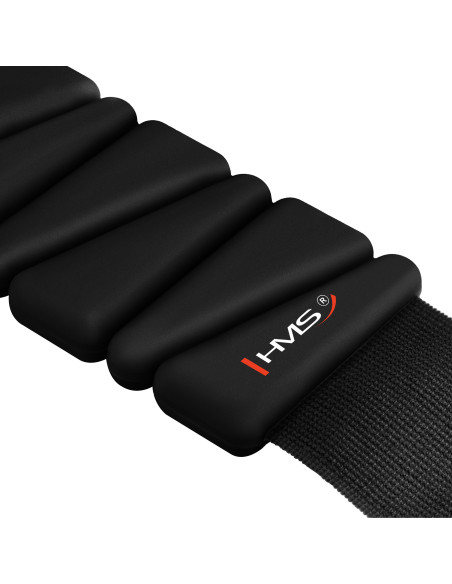 SCHWARZE SILIKON-GEWICHTSMANSCHETTEN FÜR KNÖCHEL UND HANDGELENKE HMS