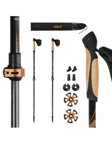 NORDIC WALKING STÖCKE CARBONFASER NILS