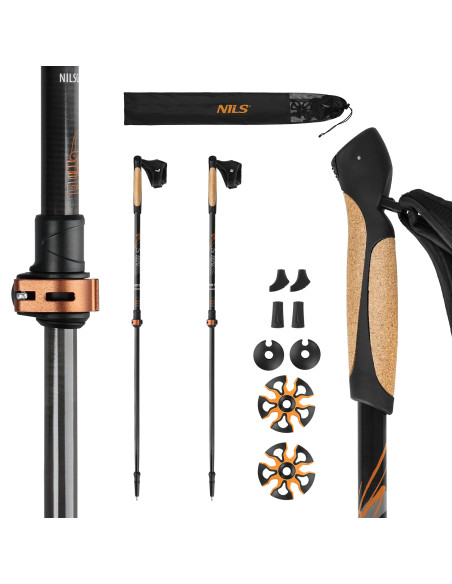NORDIC WALKING STÖCKE CARBONFASER NILS