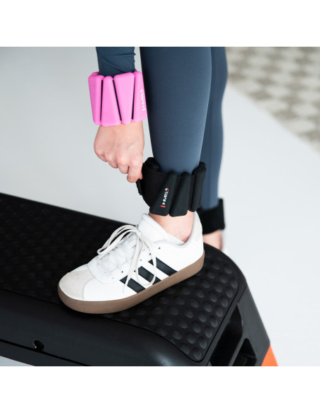 PINK SILIKON-GEWICHTE FÜR ÜBUNGEN FÜR KNÖCHEL UND HANDGELENKE HMS