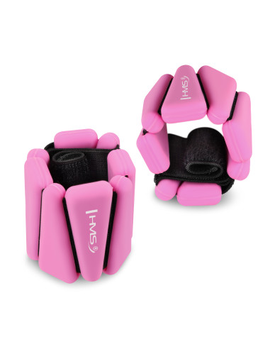 PINK SILIKON-GEWICHTE FÜR ÜBUNGEN FÜR KNÖCHEL UND HANDGELENKE HMS