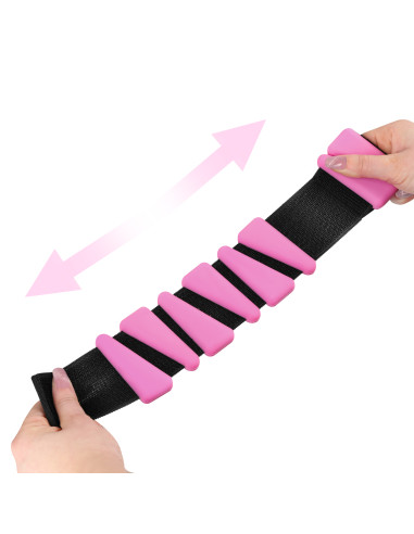 PINK SILIKON-GEWICHTE FÜR ÜBUNGEN FÜR KNÖCHEL UND HANDGELENKE HMS