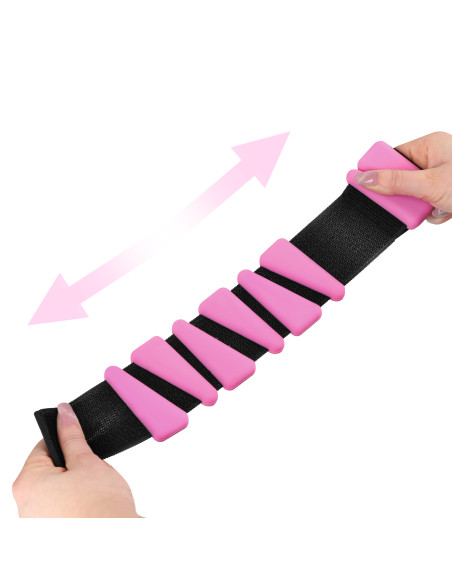 PINK SILIKON-GEWICHTE FÜR ÜBUNGEN FÜR KNÖCHEL UND HANDGELENKE HMS