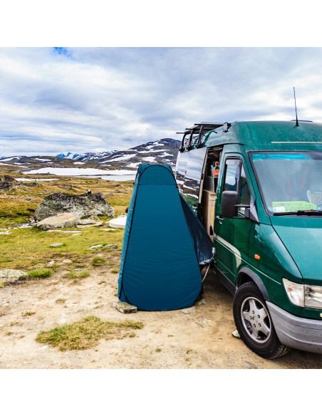 BLACK AND BLUE POP-UP CHANGING ROOM NILS CAMP