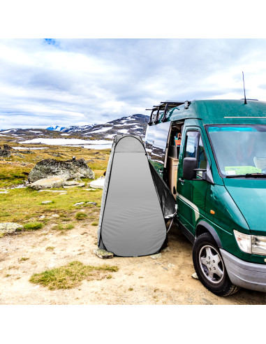 GREY POP-UP CHANGING ROOM NILS CAMP