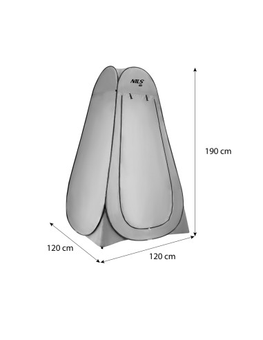 GREY POP-UP CHANGING ROOM NILS CAMP