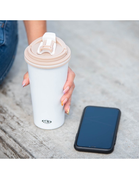 THERMOBECHER WEIß NILS CAMP