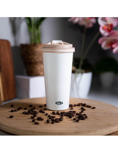 THERMOBECHER WEIß NILS CAMP