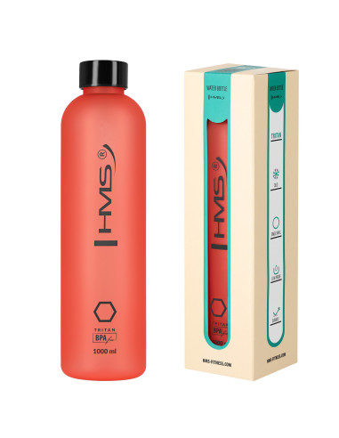 TRINKFLASCHE TRITAN RED HMS