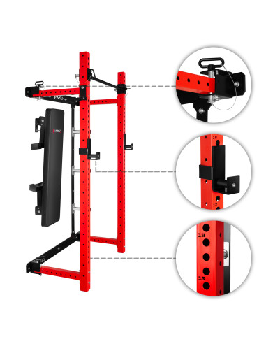 WAND-POWER-RACK RED HMS