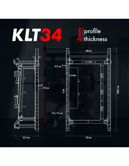 WAND-POWER-RACK RED HMS