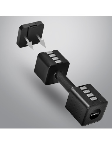VERSTELLBARE HANTELN BLACK 2 × 5 KG HMS