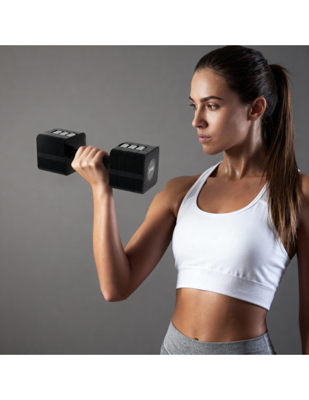 VERSTELLBARE HANTELN BLACK 2 × 5 KG HMS