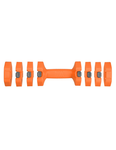 VERSTELLBARE HANTELN ORANGE 2 x 2.5 KG HMS