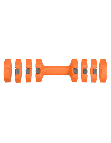 VERSTELLBARE HANTELN ORANGE 2 x 2.5 KG HMS