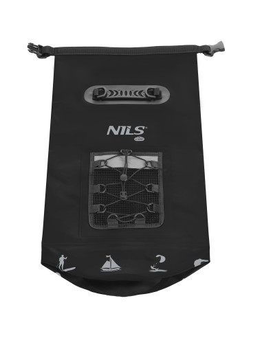 WASSERDICHTER RUCKSACK 25 L SCHWARZ NILS CAMP