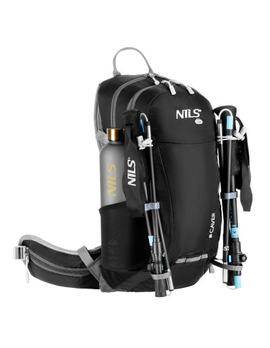 TREKKINGRUCKSACK SCHWARZ CAVER 18L NILS CAMP