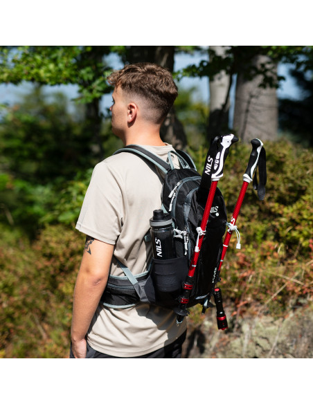 TREKKINGRUCKSACK SCHWARZ CAVER 18L NILS CAMP