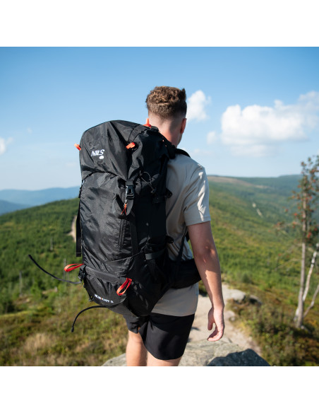 TREKKINGRUCKSACK SCHWARZ NORDKAPP 65L NILS CAMP