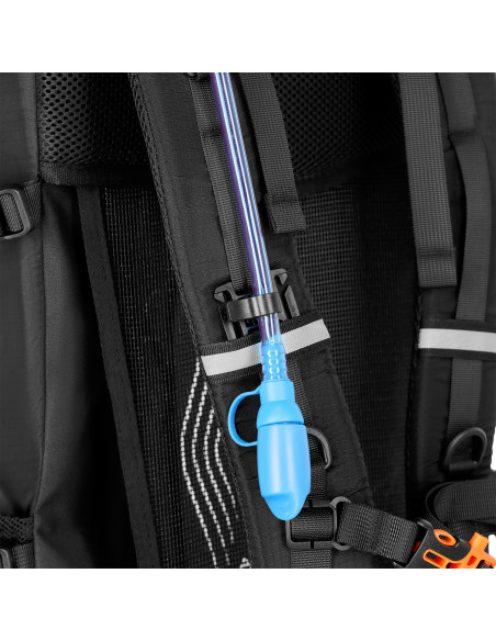 TREKKINGRUCKSACK SCHWARZ NORDKAPP 65L NILS CAMP