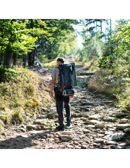TREKKINGRUCKSACK SCHWARZ NORDKAPP 65L NILS CAMP