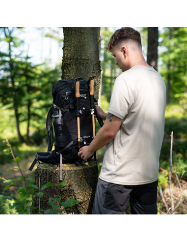 TREKKINGRUCKSACK SCHWARZ KJOLEN 40L NILS CAMP