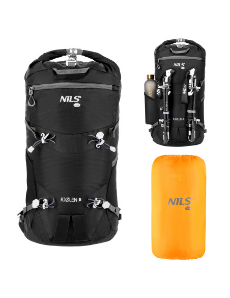 TREKKINGRUCKSACK SCHWARZ KJOLEN 40L NILS CAMP