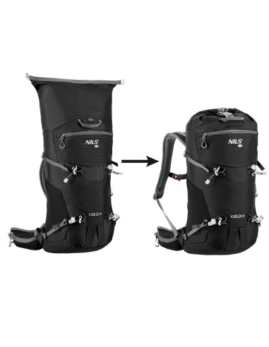 TREKKINGRUCKSACK SCHWARZ KJOLEN 40L NILS CAMP