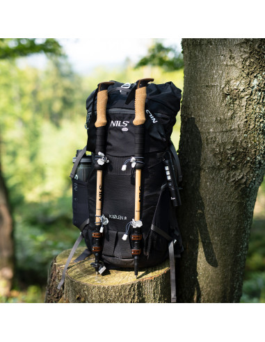 TREKKINGRUCKSACK SCHWARZ KJOLEN 40L NILS CAMP