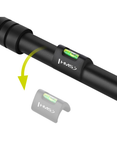 SPANNBARE TÜRRAHMEN-KLIMMZUGSTANGE MIT DREIFACH-STABILISIERUNG HMS