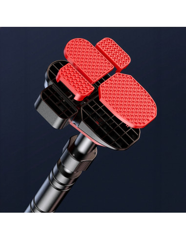 SPANNBARE TÜRRAHMEN-KLIMMZUGSTANGE MIT VIERFACH-STABILISIERUNG HMS