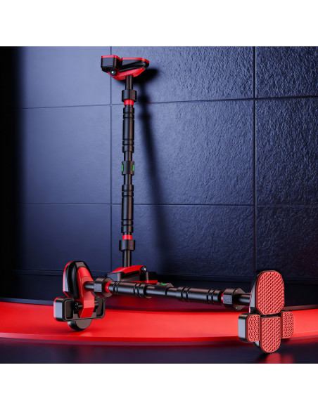 SPANNBARE TÜRRAHMEN-KLIMMZUGSTANGE MIT VIERFACH-STABILISIERUNG HMS