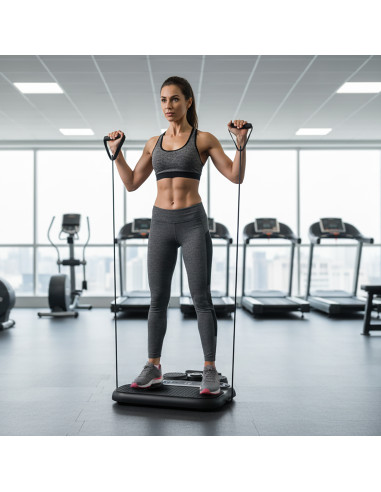 MULTIFUNKTIONALES LIEGESTÜTZ - PLANK-BOARD MIT WIDERSTANDSBÄNDERN HMS