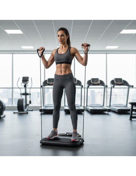 MULTIFUNKTIONALES LIEGESTÜTZ - PLANK-BOARD MIT WIDERSTANDSBÄNDERN HMS