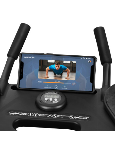 MULTIFUNKTIONALES PUSH-UP-BOARD MIT WIDERSTANDSBÄNDERN 3-IN-1 HMS