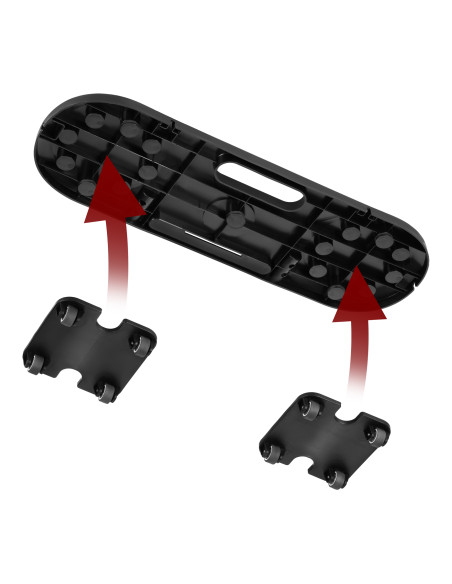 MULTIFUNKTIONALES PUSH-UP-BOARD MIT WIDERSTANDSBÄNDERN 3-IN-1 HMS