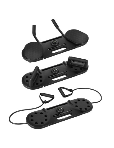 MULTIFUNKTIONALES PUSH-UP-BOARD MIT WIDERSTANDSBÄNDERN 3-IN-1 HMS