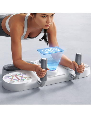 MULTIFUNKTIONALES PUSH-UP-BOARD MIT WIEDERHOLUNGSZÄHLER HMS