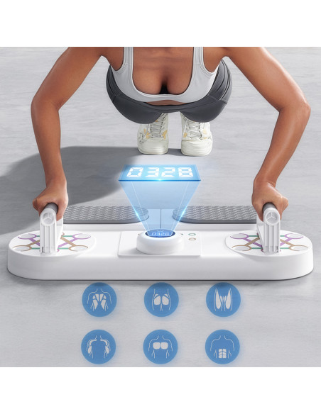 MULTIFUNKTIONALES PUSH-UP-BOARD MIT WIEDERHOLUNGSZÄHLER HMS