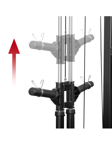 SMITH-MASCHINE MIT PLATE-LOADED KABELZUGSYSTEM SEMI COMMERCIAL HMS