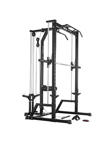 SMITH-MASCHINE MIT PLATE-LOADED KABELZUGSYSTEM SEMI COMMERCIAL HMS