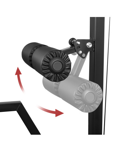 SMITH-MASCHINE MIT PLATE-LOADED KABELZUGSYSTEM SEMI COMMERCIAL HMS