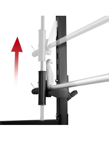 SMITH-MASCHINE MIT PLATE-LOADED KABELZUGSYSTEM SEMI COMMERCIAL HMS