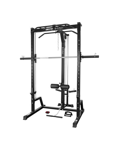 SMITH-MASCHINE MIT PLATE-LOADED KABELZUGSYSTEM SEMI COMMERCIAL HMS