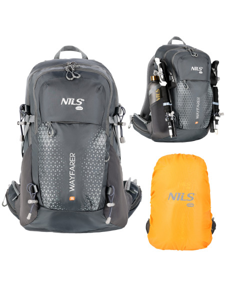 TREKKINGRUCKSACK GRAU WAYFARER 35L NILS CAMP
